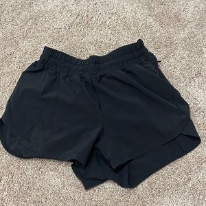 Black lulu lemon shorts